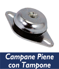 Carica l&#39;immagine nel visualizzatore di Gallery, 3301 ANT. CAMPANA TAMPONE M12 62/30 SHORE 55 CARICO KG 175
