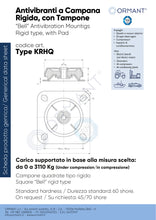 Carica l&#39;immagine nel visualizzatore di Gallery, KRHQ 160 058 Sh60 M20 FOUR ROUND HOLES WHITE ZINCHED CARICO KG 1600
