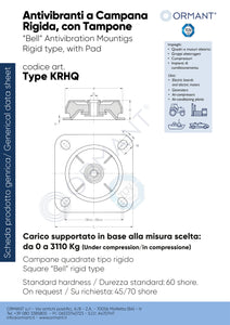 KRHQ 160 058 Sh60 M20 FOUR ROUND HOLES WHITE ZINCHED CARICO KG 1600